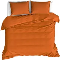 MOODIT Dekbedovertrek Basil Bronze-200 x 200 / 220 cm | 2-Persoons