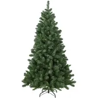 Merkloos Imperial kunstkerstboom - 120 cm - donkergroen - Ø 63 cm - 256 tips - metalen voet