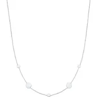 Elli - Elli Halsketting Dames Collier met Plaatjes Hanger in 925 Sterling Zilver Kettingen