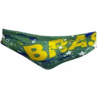 Turbo Brasil New Swimming Brief Groen 11-12 Years Jongen