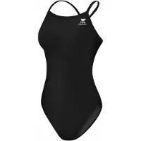 Tyr Durafast Elite Solid Diamondfit Swimsuit Zwart 34 Vrouw