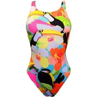Turbo Tropic Vibes Swimsuit Veelkleurig M Vrouw