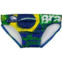 Turbo Happy Brasil Swimming Brief Veelkleurig 3-4 Years Jongen