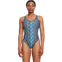 Zoggs Master Back Swimsuit Blauw 34 Vrouw