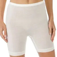 Mey Slip met normale pijp Serie Wool&Silk Wit | Maat 40