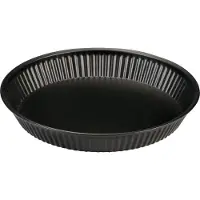 Basic Culinair Vlaaivorm 28 cm – PFAS-vrije Bakvorm – Lage Taartvorm – Carbon Staal
