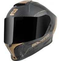 Bogotto Phantom Carbon Zwart Goud Integraalhelm Maat XL