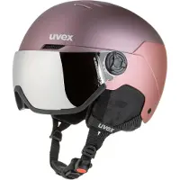 Uvex Skihelm Wanted Visor Bramble / Antique Rose Mat-54 - 58 cm
