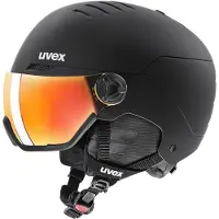 Uvex Skihelm Wanted Visor Black Mat-58 - 62 cm