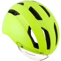Agu Urban Pedelec - Speed Pedelec Helm - 54-58cm - NTA-8776 - Met Vizier - In-mold - Unisex - Geel