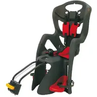 Bellelli Achterste babydeur op pepe grijs frame met rood kussen