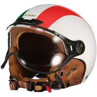 Cgm Goedgekeurde ski-e-bike helm 801I EBI ITALIA, wit, groen, rood, ondoorzichtig, maat M