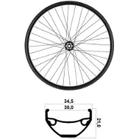 Mvtek 27.5´´ Boost Tubeless Mtb Voorwiel