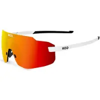 KOO Supernova Unisex Zonnebril Wit / Rood