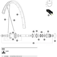 Mavic Allroad Elite Ust Achtervelg