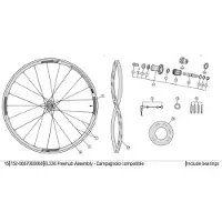 Vision Metron Sl Disc Campagnolo El336 Freehub Body