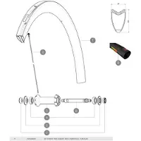 Mavic Cosmic Pro Carbon Sl Tubular Front Velg