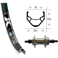 Winora Rigida X-star 19 6-7s 24´´ Achterwiel
