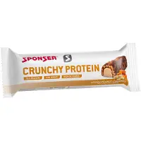 Sponser Sport Food Crunchy Doos Met Proteïnerepen Pinda &amp; Karamel 50g 12 Eenheden