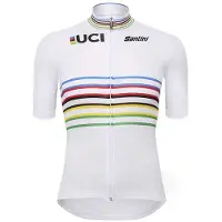Santini Uci Official World Champion Master Korte Mouw Wielertrui