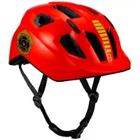 BBB Cycling Hero Kinderhelm Fiets Rood - Verstelbaar - Wasbare Padding - Small: 1 - 3 Jaar - Fietshelm Meisjes en Jongens - Fietshelm Kinderen - Firefighter - BHE-172