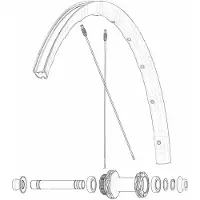 Mavic Front/rear Ksyrium Sl Disc Racefietsvelg