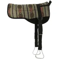 Norton Equestrian Kiowa Bareback Pad Zadel Zwart Full