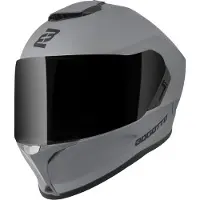 Bogotto Phantom Zwart Grijs Fiberglas Integraalhelm Maat M