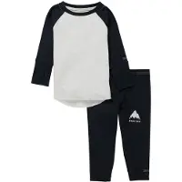 Burton Midweight Basislaag Set Zwart 8 Years Jongens,Meisjes