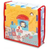 Tachan 19-delige Eva-tapijt Trein Dieren 88x88 Cm
