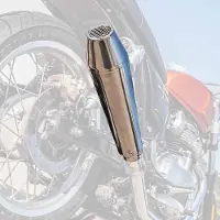 Gpr Exhaust Systems Ultracone Inox Cafè Racer Silencer Without Link Pipe 1000 Gt 87-93 Gehomologeerde Uitlaatdemper