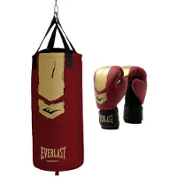 Everlast Prospect 2 Heavy Bag Kit, Red/Gold, 76X28 Cm