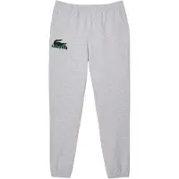 Lacoste Broek grijs gemêleerd / donkergroen