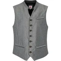 Spieth & Wensky Klederdracht gilet 'Ean' grijs