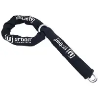 Urban Security 14.120L kettingslot, zwart, 120 cm. Zwart, 120 cm