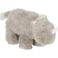 Happy horse knuffelneushoorn Rufus, 22 cm - grijs - pluche speelgoed