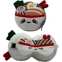 Puckator Relaxeazzz Foodiemals Nori de Ramen-kom Reiskussen & Slaapmasker