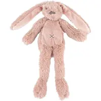 Happy horse Konijn Richie Flatstyle Knuffel 27cm - Oudroze - Baby knuffel