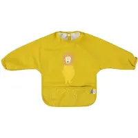 Trixie Afwasbare slab met mouwen - Mr. Lion - Slab voor kinderen - 100% Recycled Polyester - Eenvoudig schoon - Geel