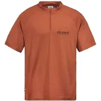 Dolomite Cristallo merino Zip T-shirt Met Korte Mouwen Oranje S Man