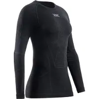 X-Bionic - Women's Symbio Merino Shirt L/S - Merino-ondergoed M, zwart