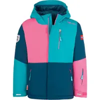TROLLKIDS Tussenjas 'Hallingdal' navy / lichtblauw / pink
