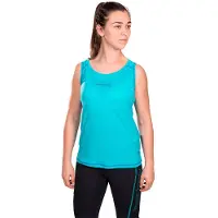 Trangoworld Baells Mouwloos T-shirt Blauw L Vrouw