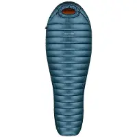 Hannah mummyslaapzak Loft 250 Legion Blue 195L lichtgewicht dons -8°C - Blauw
