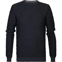 Petrol Industries - Heren Gebreide Trui Gustavos - Blauw - Maat XXXL