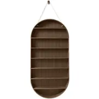 Ferm Living Oval Dorm rek Smoked oak