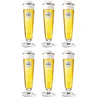 Warsteiner Bierglazen op Voet - 400 ml - 6 stuks