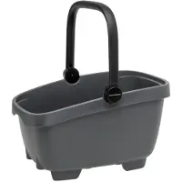 New Looxs Clipper - Fietsmand Hond - Bagagedrager - Hondenmand Fiets Achter - Geschikt voor Elektrische Fietsen – Boodschappen Fietsmand – Antraciet