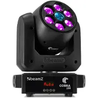 Beamz Cobra 160 - 160 Watt Spot Moving Head met 6x 10 Watt RGBW B-Eye