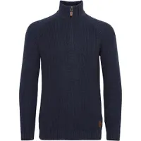 !Solid Trui 'Xenox' blauw / bruin